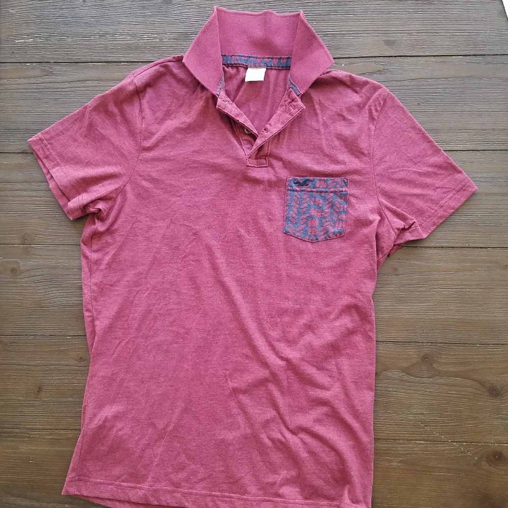 Hollister polo tee shirt